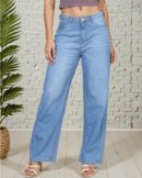 Shein Full Length Straight Fit Jeans With Pockets
